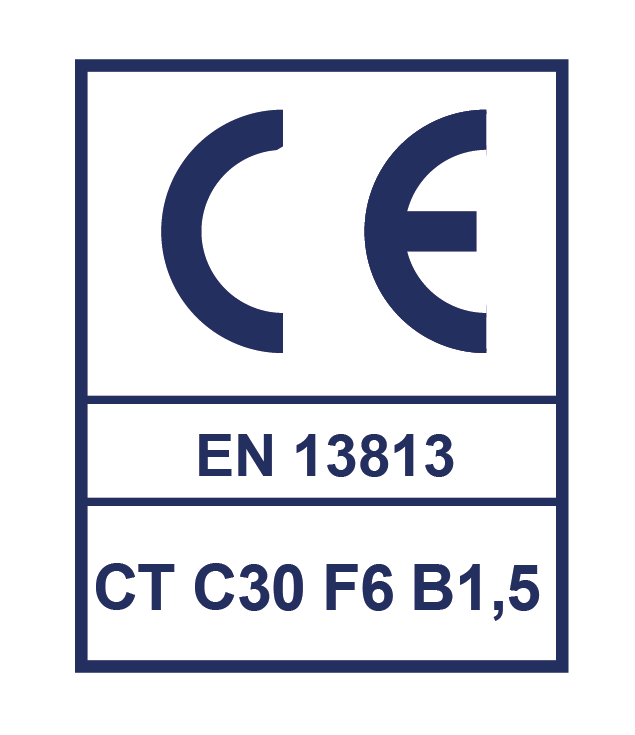 EN 13813 CT C30 F6 B1,5