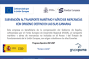 Subvención al transporte Martino y aéreo de mercancías con origen o destino en las Islas Canarias